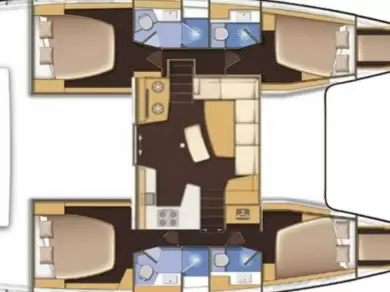 Pronájem Katamarán Lagoon s licencí