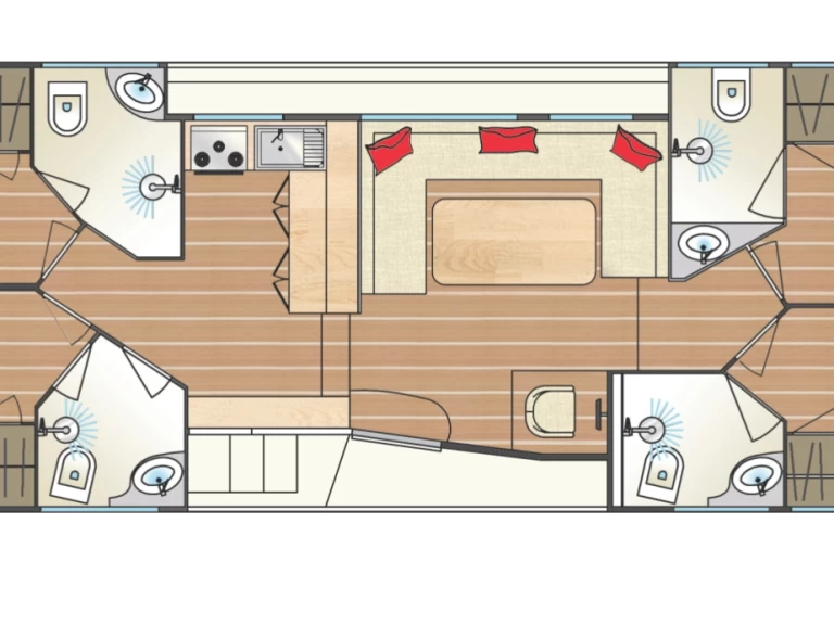 Pronajmout Říční loď se skipperem či ne Tip-Top v Chioggia