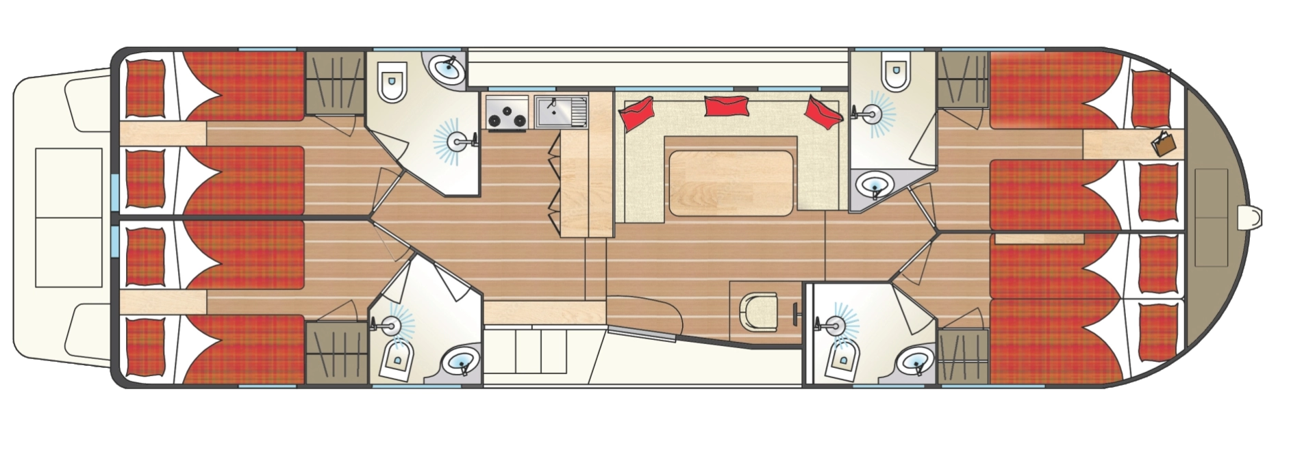 Pronajmout Říční loď se skipperem či ne Tip-Top v Chioggia