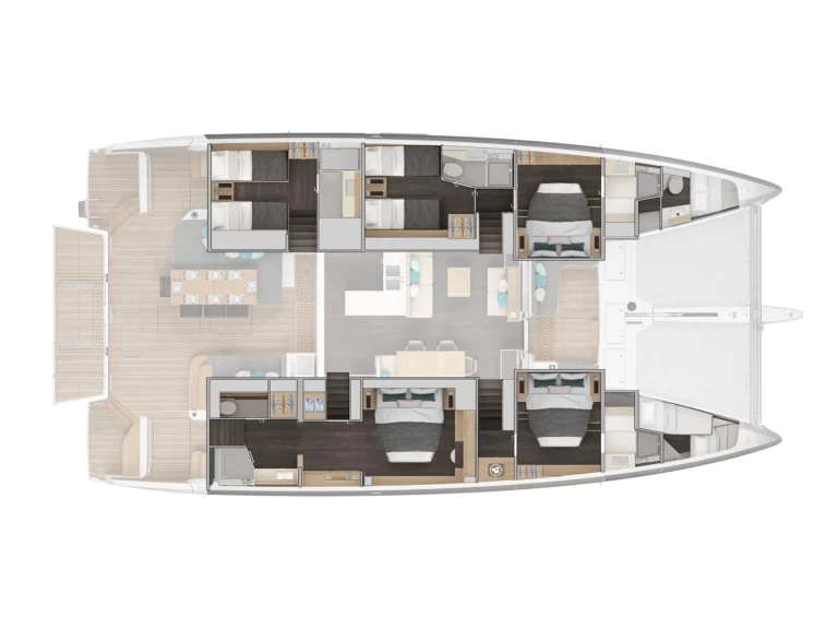 Pronájem Katamarán v Cugnana Verde -Lagoon Lagoon 60