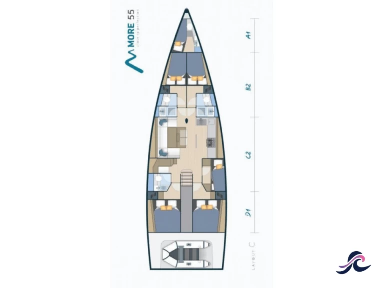 Pronajmout Plachetnice se skipperem či ne More Boats v Donji Seget