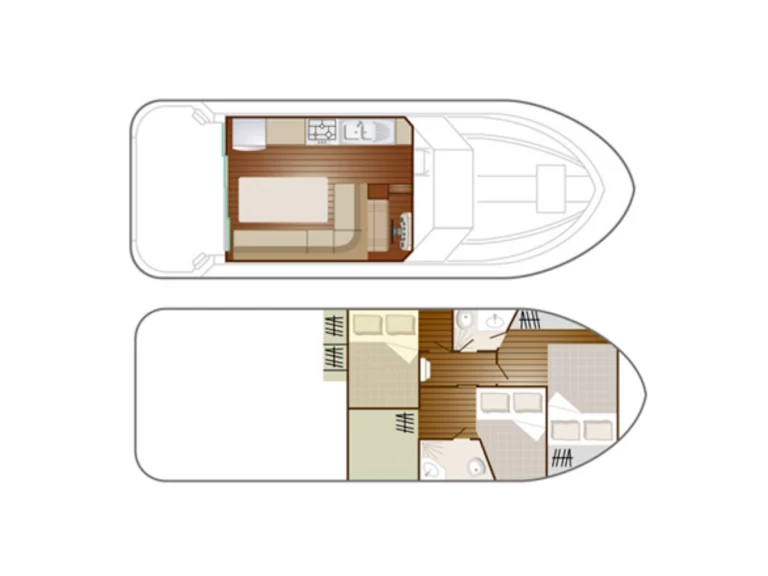 Pronájem lodi Grez-Neuville lákavé ceny Confort Family 4-8 p.