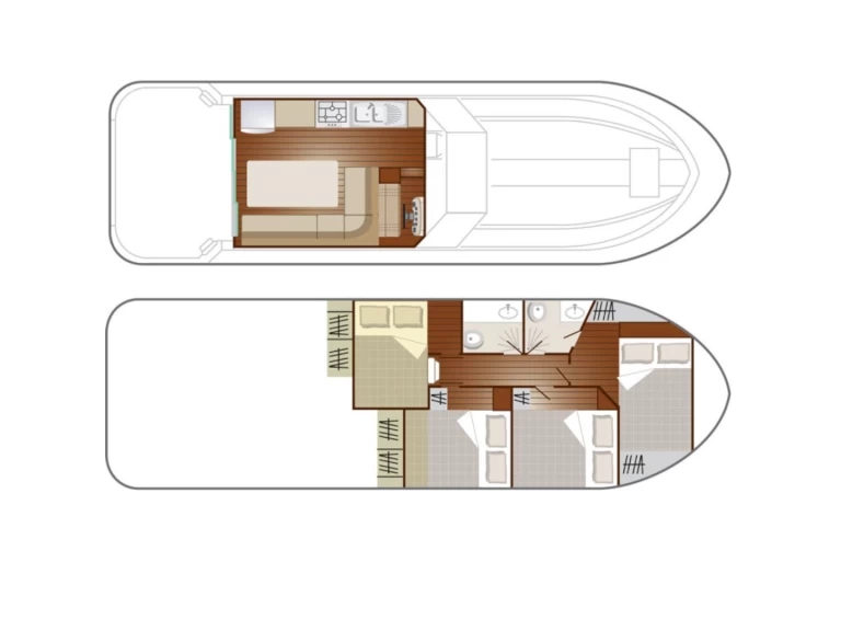 Nicols Yacht Confort Family 6-10 p. jednotlivci a charterové společnosti v Grez-Neuville