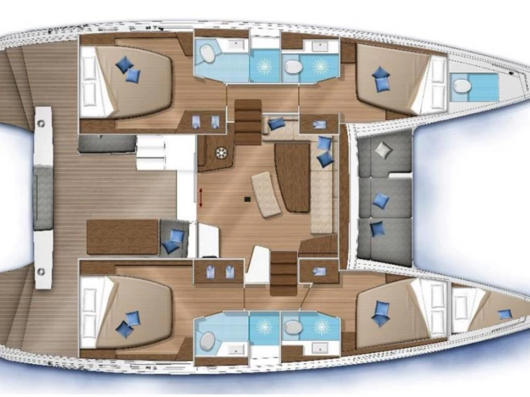 Pronajmout Katamarán se skipperem či ne Lagoon v Alimos