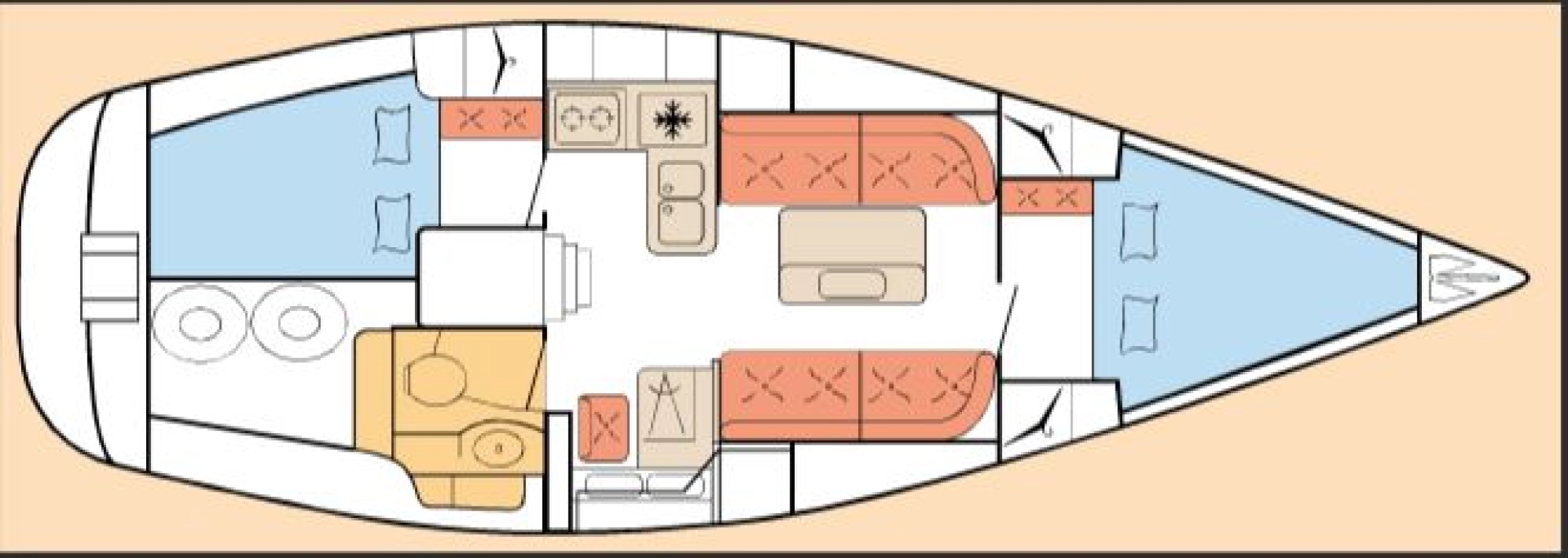 Pronájem Plachetnice v Pointe-à-Pitre -Dufour Dufour 34