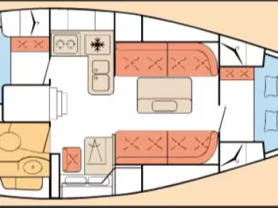 Pronájem Plachetnice v Pointe-à-Pitre -Dufour Dufour 34