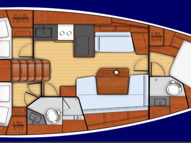 Pronájem jachty v Nea Peramos -Bénéteau Oceanis 41.1 na Samboatu