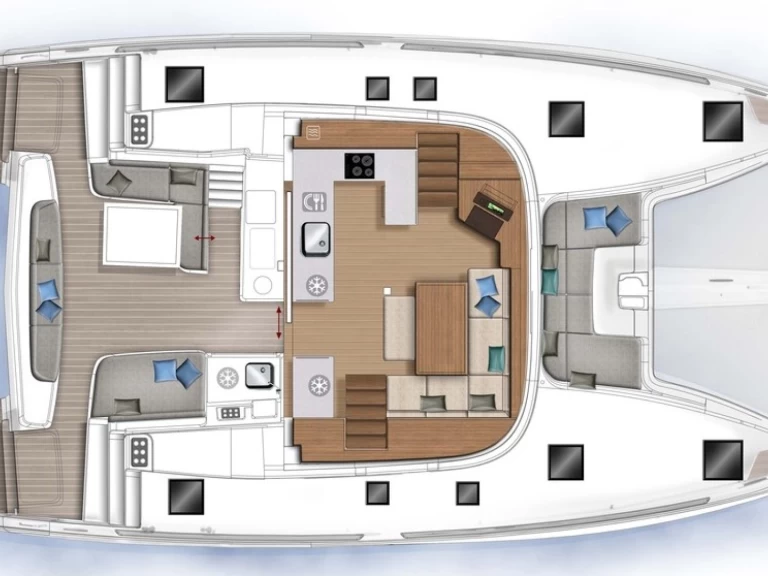 Pronájem Katamarán Lagoon s licencí