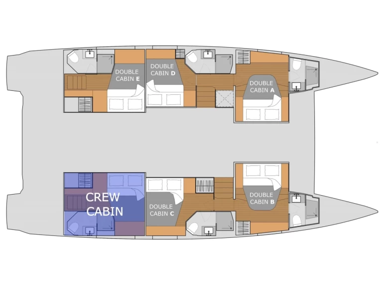 Pronajmout Katamarán se skipperem či ne Fountaine Pajot v Kalamata