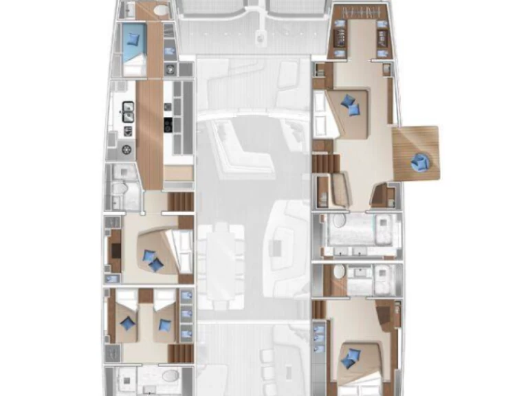 Pronájem lodi Lagoon Lagoon 77 v Ajaccio na Samboatu