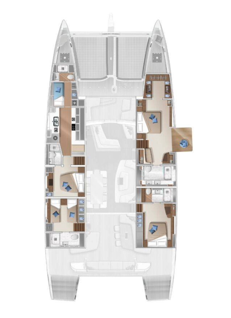 Pronájem lodi Lagoon Lagoon 77 v Ajaccio na Samboatu