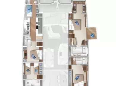 Pronájem lodi Lagoon Lagoon 77 v Ajaccio na Samboatu