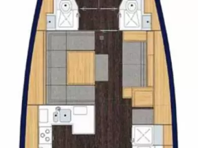 Pronájem lodi Bavaria Bavaria C45 Holiday v Murter-Kornati na Samboatu