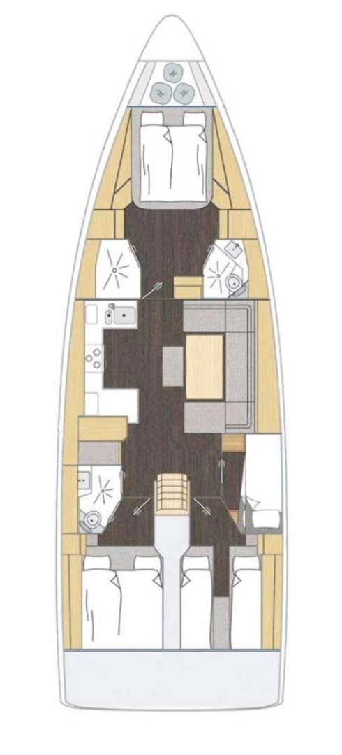 Pronájem jachty v Göcek  -Bavaria Bavaria C46 na Samboatu
