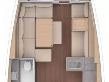 Pronájem lodi Dufour Dufour 412 v Murter-Kornati na Samboatu