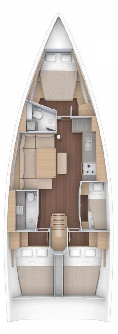 Pronájem lodi Dufour Dufour 430 v Jezera na Samboatu