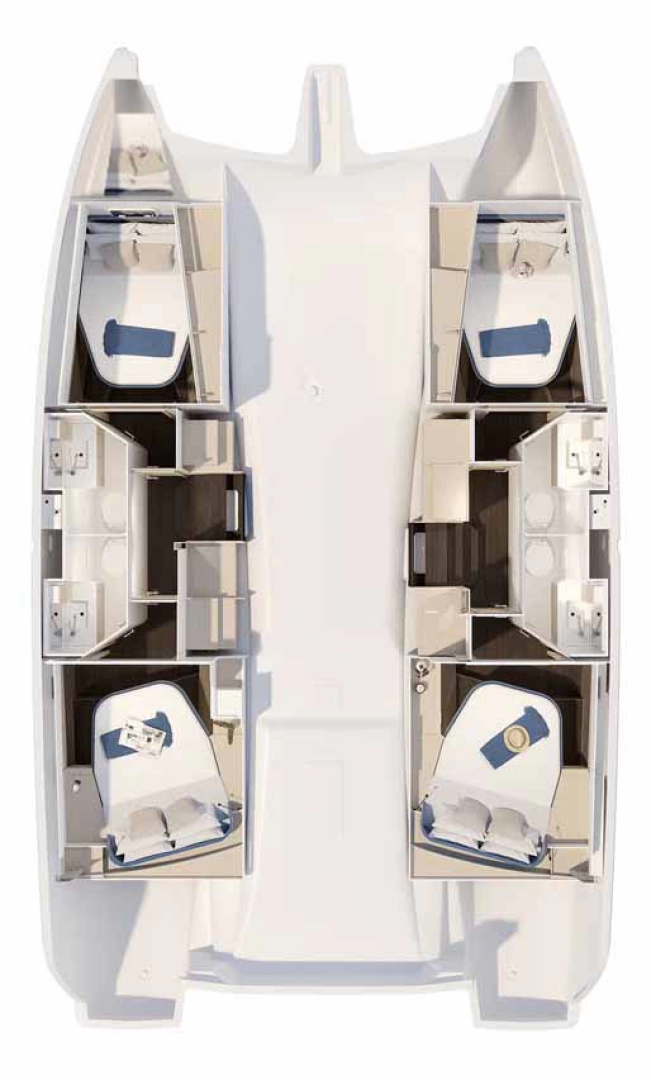 Pronajmout si Fountaine Pajot Fountaine Pajot FP 41 Quatuor 4 v Trogir