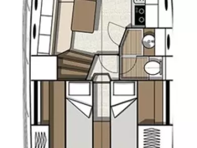 Pronájem Jachta v Šibenik  -Bénéteau Gran Turismo 41