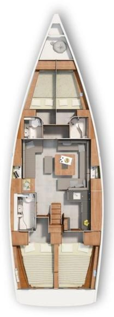 Pronajmout si Hanse Hanse 455 v Murter-Kornati