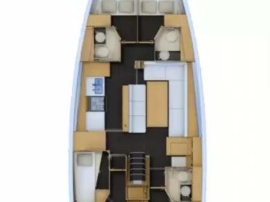 Pronajmout si Jeanneau Jeanneau 54 v Trogir