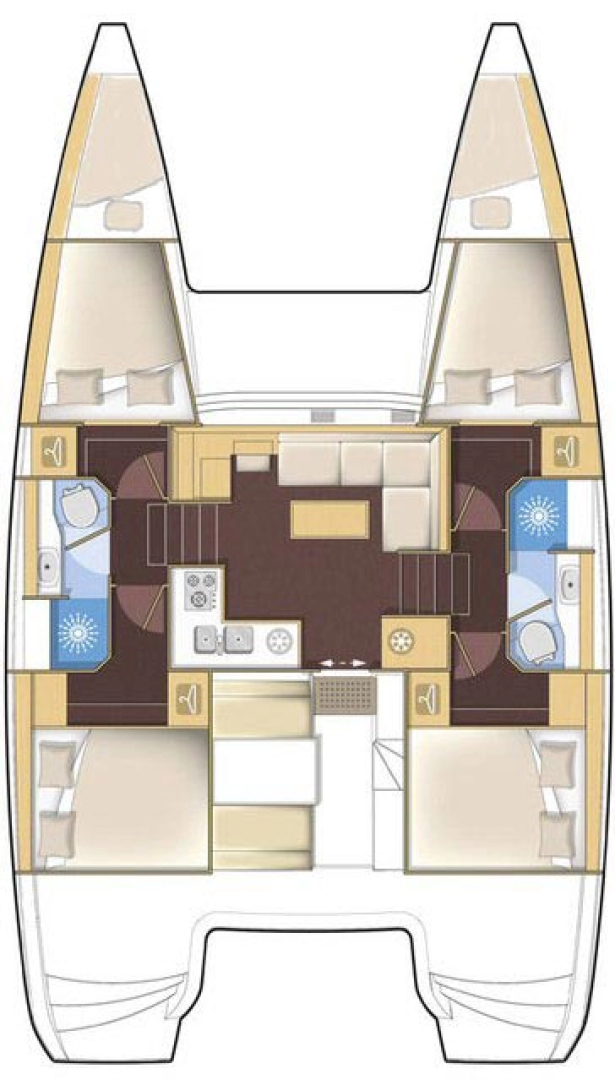 Pronajmout Katamarán se skipperem či ne Lagoon v Šibenik 
