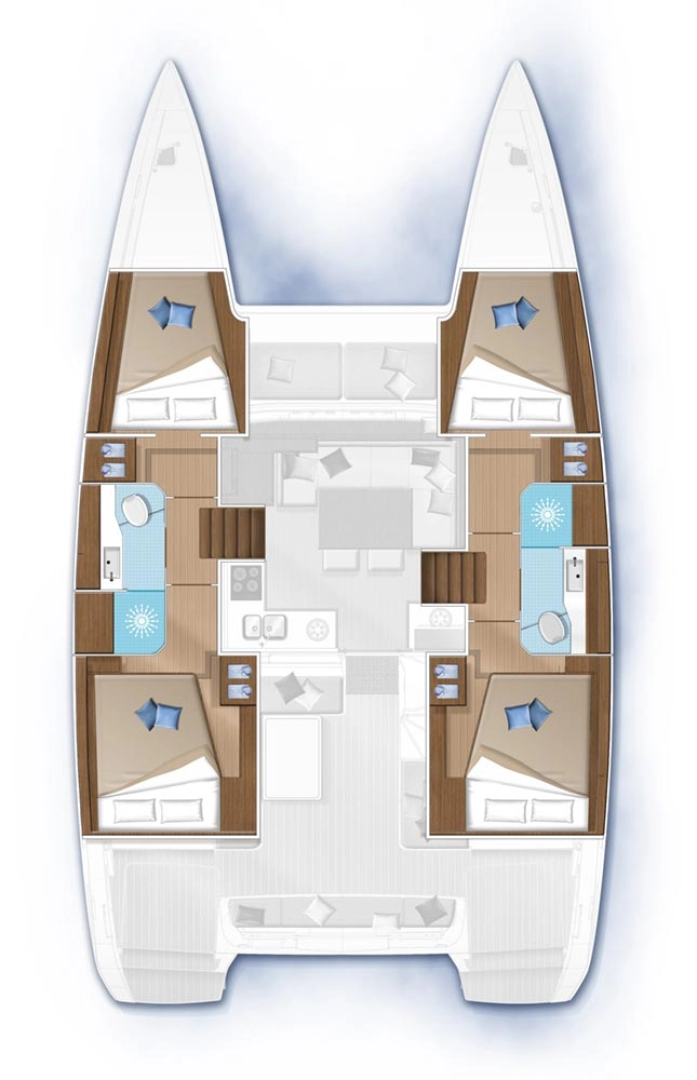 Pronájem lodi Šibenik  lákavé ceny Lagoon 40