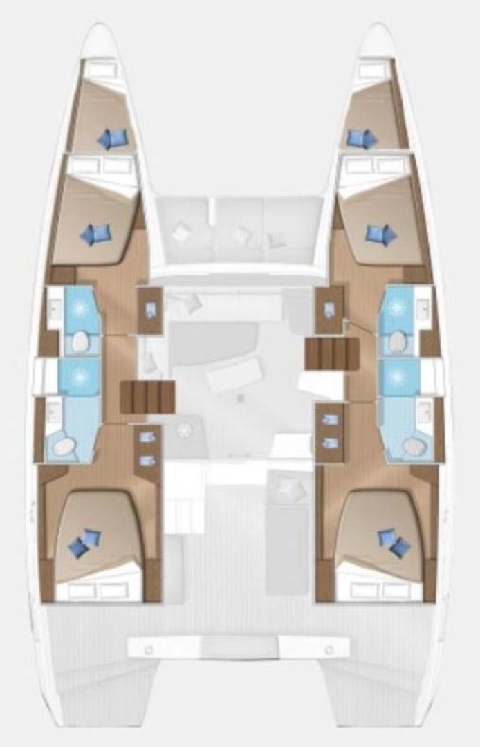 Lagoon Lagoon 42 jednotlivci a charterové společnosti v Trogir