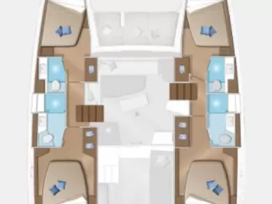 Pronájem lodi Šibenik  lákavé ceny Lagoon 42