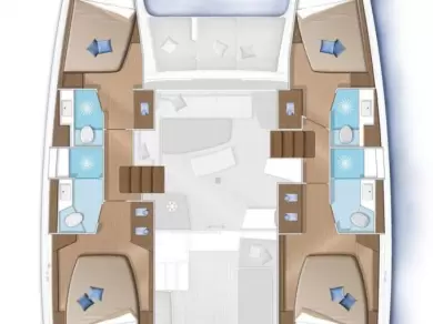 Pronájem Katamarán Lagoon s licencí