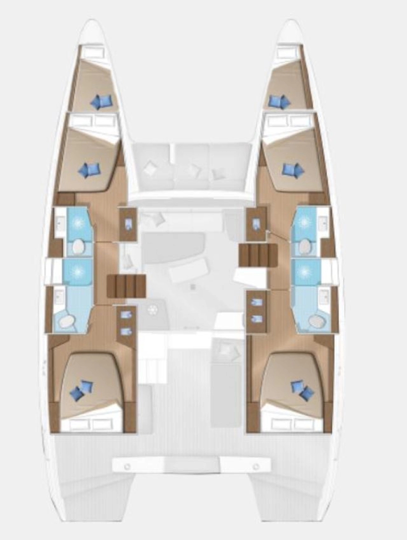 Lagoon Lagoon 42 Millenium jednotlivci a charterové společnosti v Pula