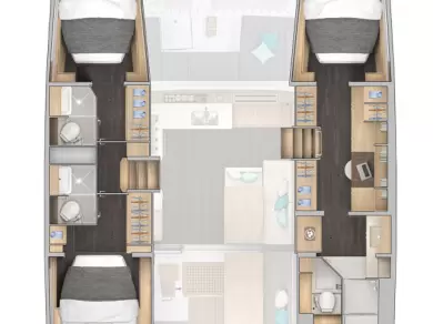 Pronájem lodi Šibenik  lákavé ceny Lagoon 43