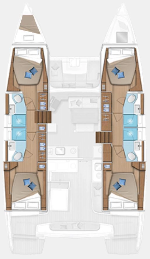 Pronájem lodi Göcek  lákavé ceny Lagoon 46
