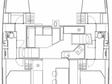 Pronájem jachty v Murter-Kornati -Bavaria Nautitech 40 open NEW - 4 + 2 cab. na Samboatu