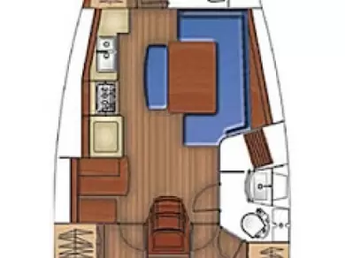 Pronajmout si Bénéteau Oceanis 40 v Göcek 
