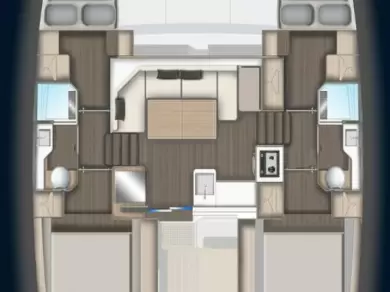 Pronajmout Katamarán se skipperem či ne Aventura v Sant Antoni de Portmany