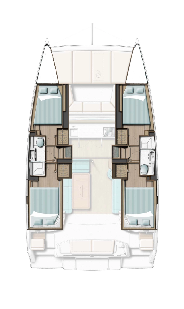 Pronajmout Katamarán se skipperem či ne Bali v Komolac