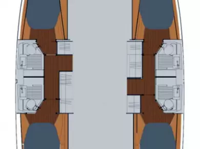 Pronájem Katamarán Fountaine Pajot s licencí