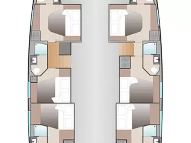 Pronájem Katamarán v Road Town -Fountaine Pajot Aura 51