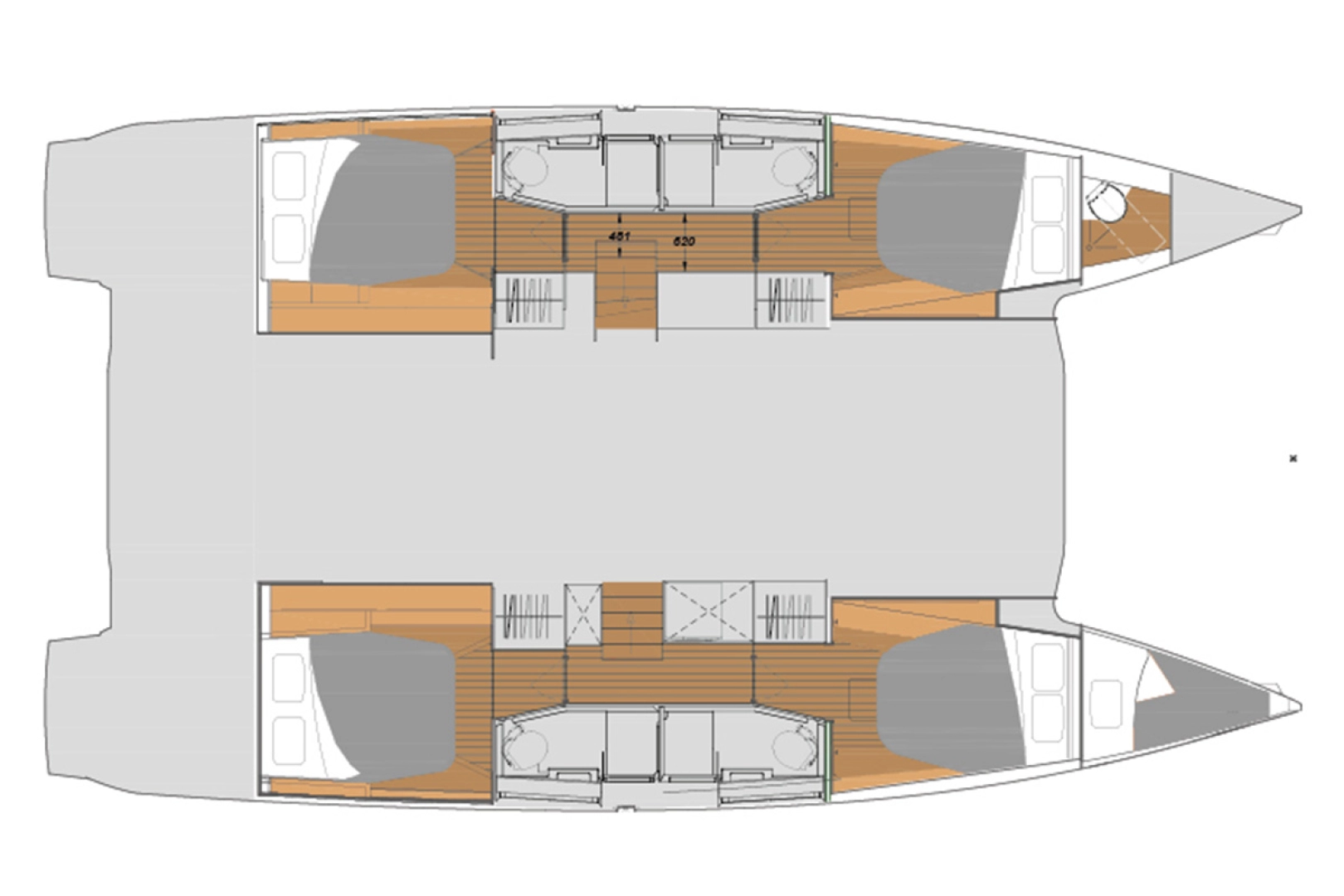 Pronajmout si Fountaine Pajot Elba 45 v Komolac