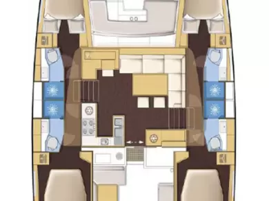 Pronájem Katamarán v Elliniko  -Lagoon Lagoon 450 F