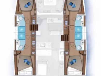 Pronájem lodi Donji Seget lákavé ceny Lagoon 46