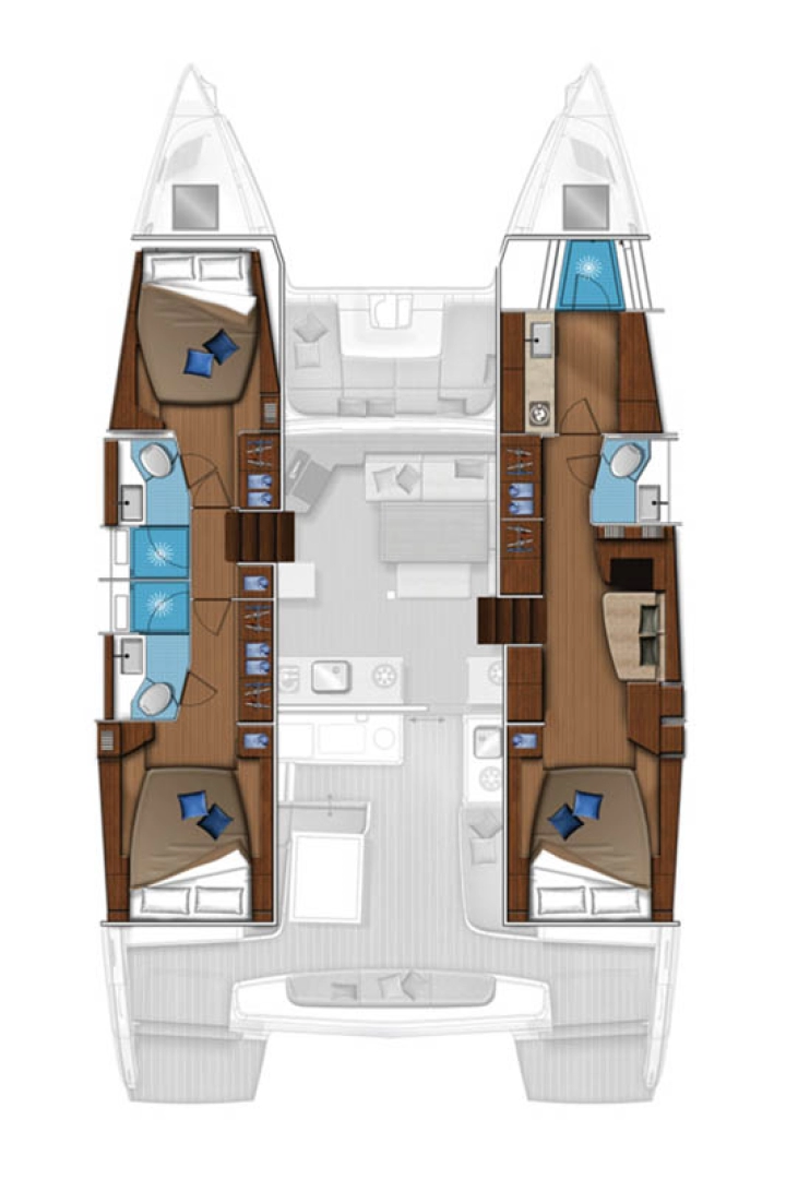 Pronájem jachty v Marsh Harbour -Lagoon Lagoon 46 na Samboatu