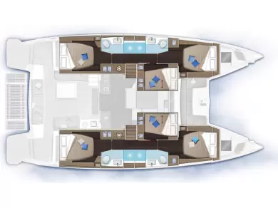 Pronájem lodi Marsh Harbour lákavé ceny Lagoon 51