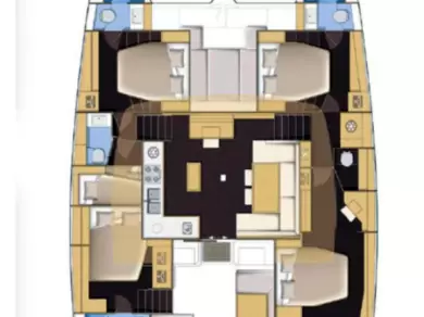 Pronájem Katamarán v Eden Island -Lagoon Lagoon 52 F