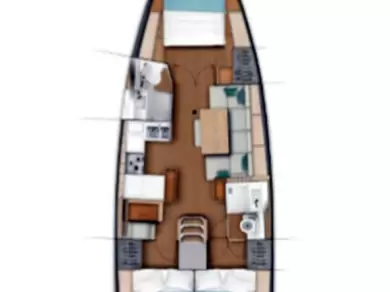 Pronajmout si Jeanneau Sun Odyssey 440 v Komolac