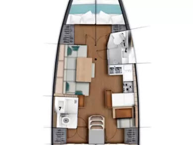 Pronájem Plachetnice Jeanneau s licencí