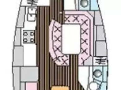 Pronájem Plachetnice v Trogir -Jeanneau Sun Odyssey 42.2 Exclusive - 3 cab.