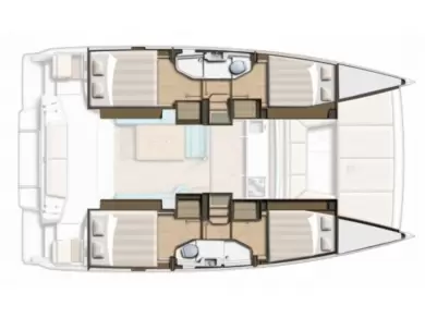 Pronájem Katamarán v Biograd Na Moru -Bali Bali Catsmart