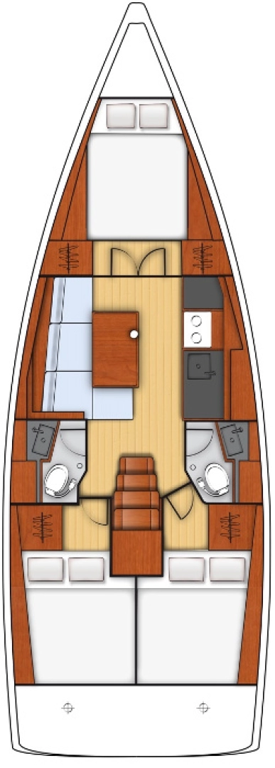 Pronájem jachty v Biograd Na Moru -Bénéteau Oceanis 38.1 na Samboatu