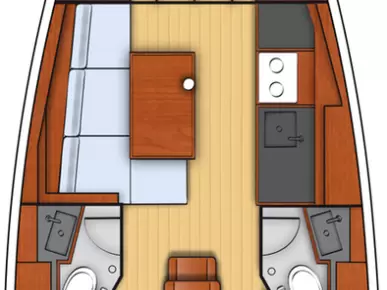 Pronajmout si Bénéteau Oceanis 38.1 v Biograd Na Moru